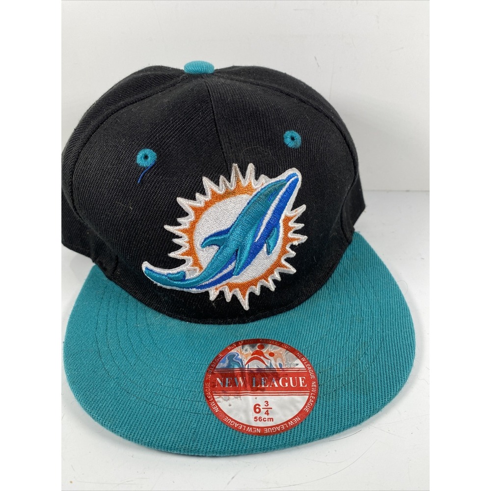 Miami Dolphins NFL 6 3/4 Baseball Cap Mens Hat One Size‎ Logo Embroidered